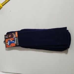 High Five Navy Blue Athletic socks size Large 30" NWT